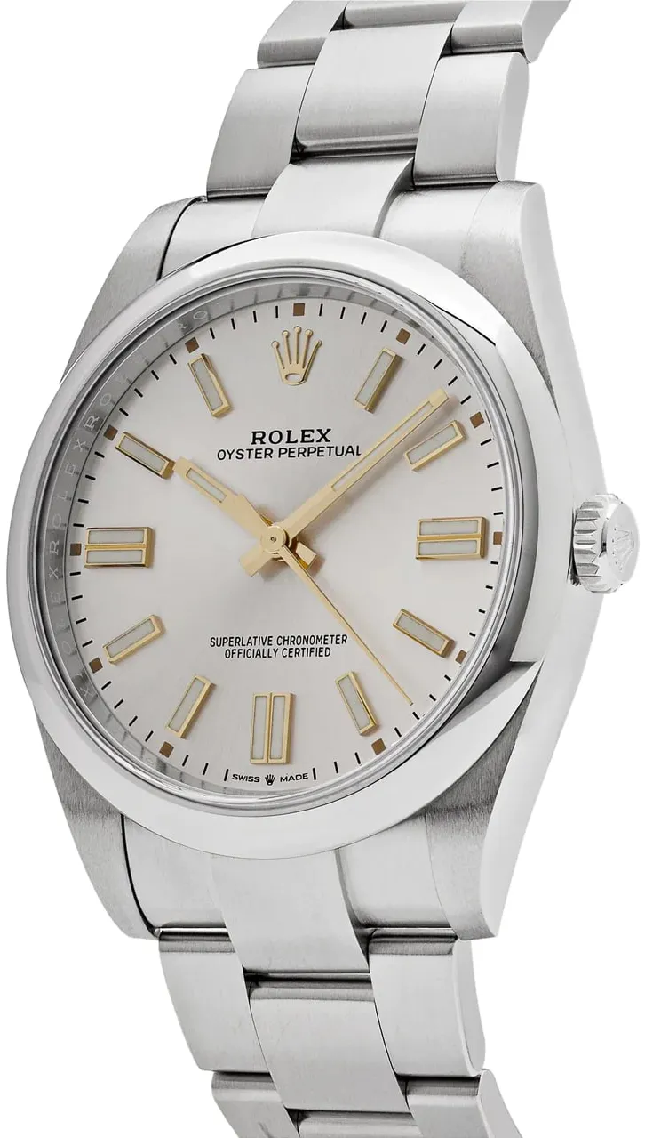 Rolex Oyster Perpetual 124300-0001 41mm Oystersteel Silver 1