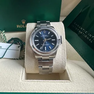 Rolex Oyster Perpetual 124300-0003 Stainless steel Blue