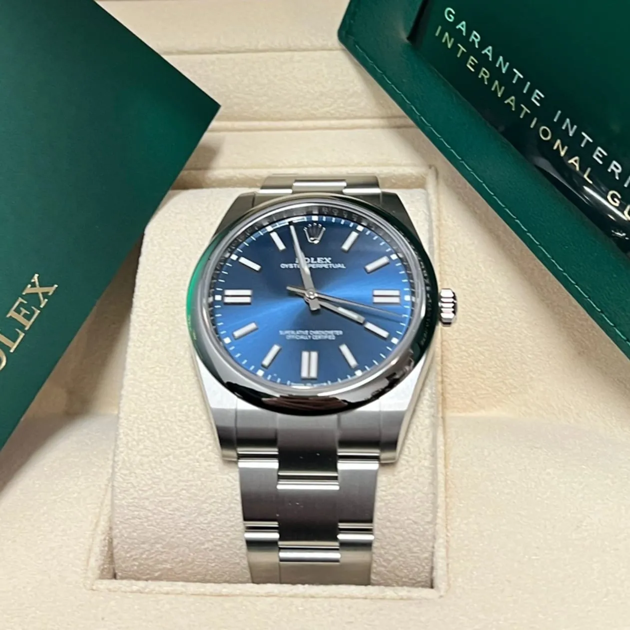 Rolex Oyster Perpetual 124300-0003 41mm Oystersteel Blue