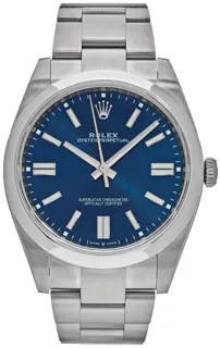 Rolex Oyster Perpetual 124300-0003 Stainless steel Blue