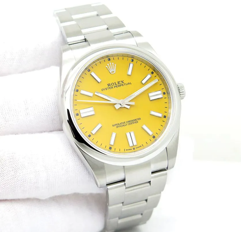 Rolex Oyster Perpetual 124300-0004 41mm Stainless steel Yellow