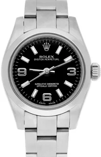 Rolex Oyster Perpetual 26 176200 Stainless steel Black