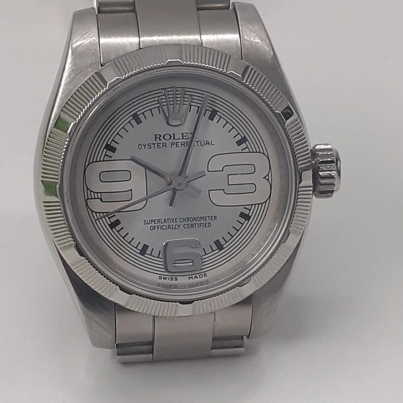 Rolex Oyster Perpetual 26 176210 26mm Steel Silvered