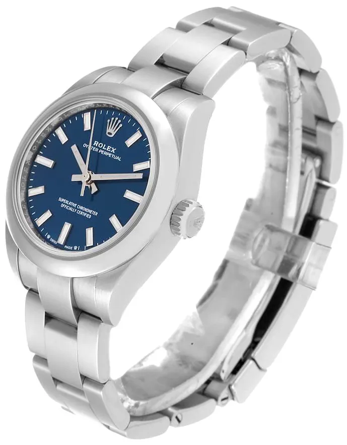 Rolex Oyster Perpetual 276200-0003 28mm Oystersteel Blue 3