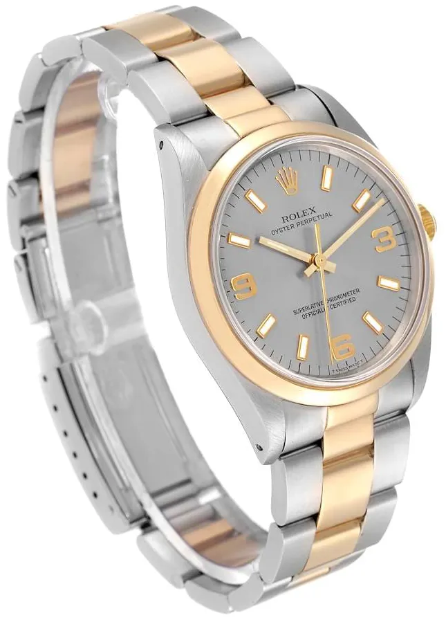 Rolex Oyster Perpetual 34 14203 34mm Stainless steel Champagne 5