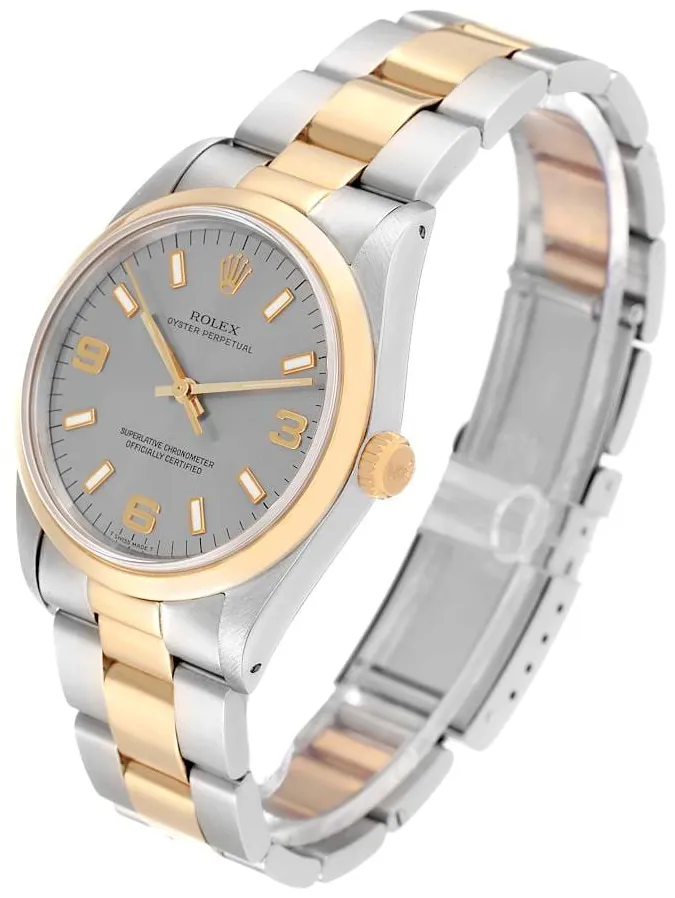 Rolex Oyster Perpetual 34 14203 34mm Stainless steel Champagne 4