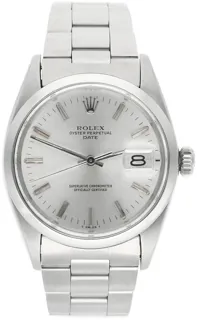 Rolex Date 34 1500 Stainless steel Gray