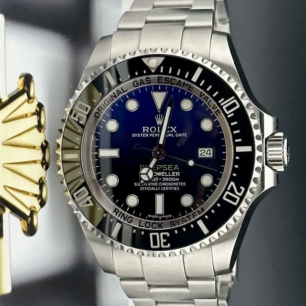 Rolex Sea-Dweller Deepsea 116660-0003 44mm Stainless steel Blue