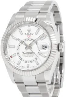 Rolex Sky-Dweller 326934-0001 White gold and Stainless steel White