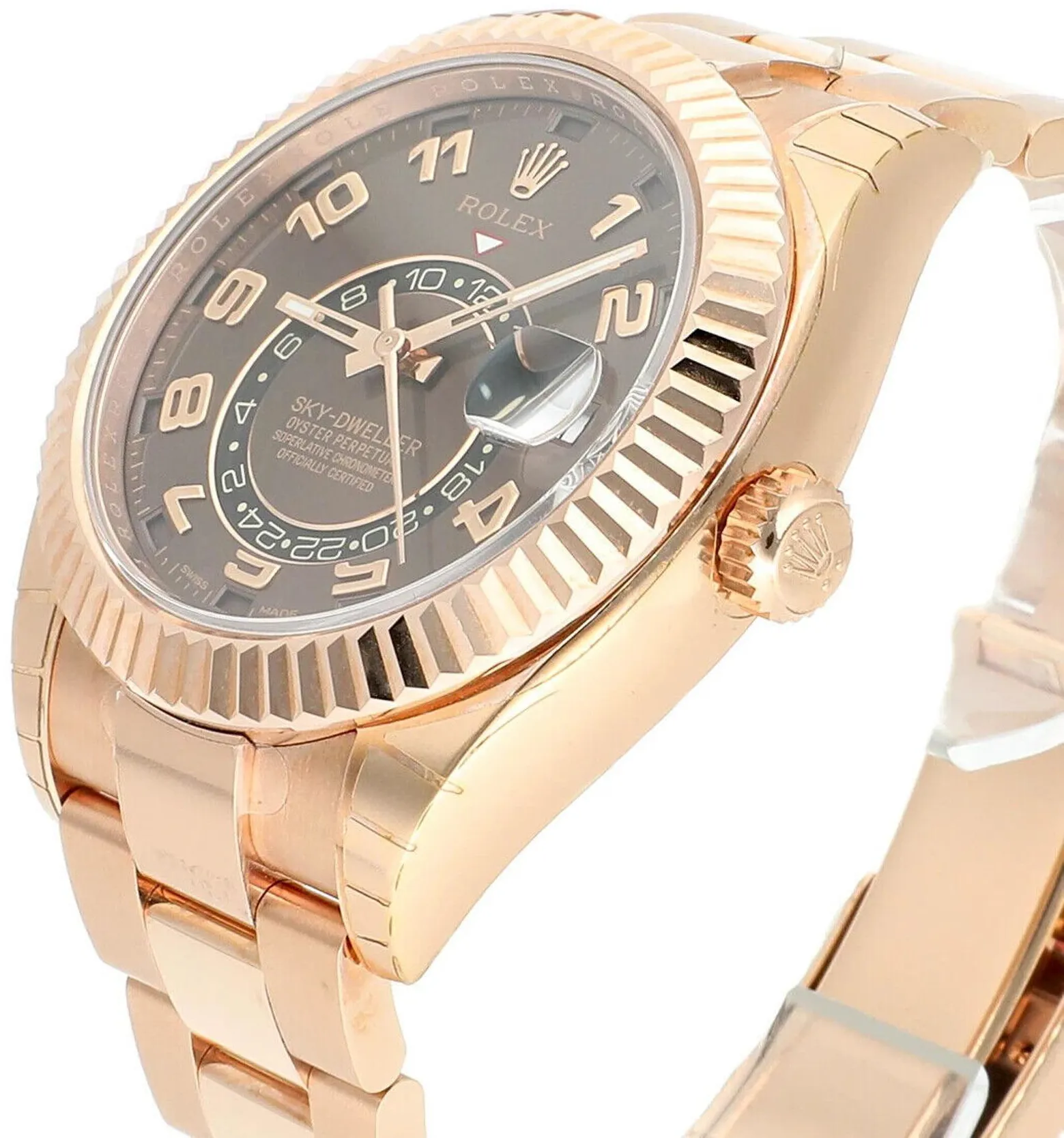 Rolex Sky-Dweller 326935-0003 42mm Rose gold Brown 6