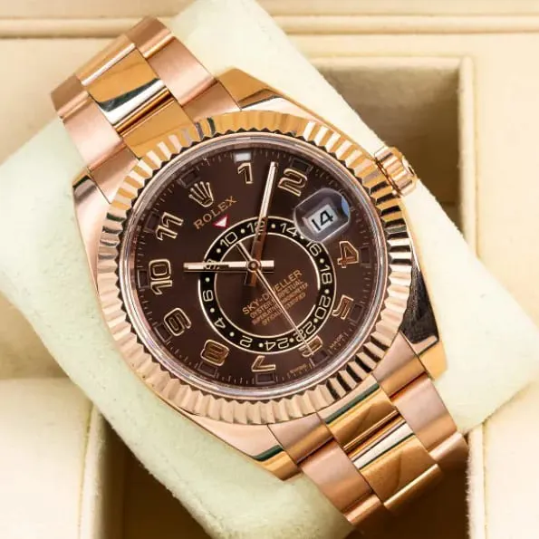 Rolex Sky-Dweller 326935-0003 42mm Rose gold Brown