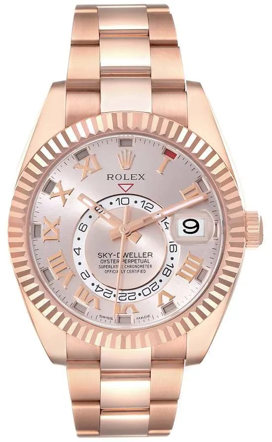 Rolex Sky-Dweller 326935-0004 42mm Rose gold Pink