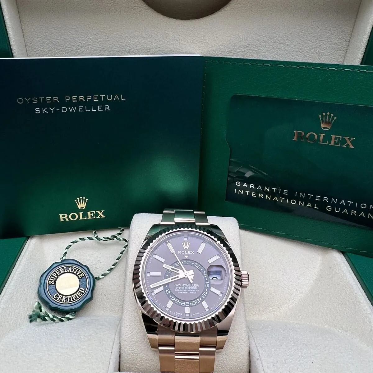 Rolex Sky-Dweller 326935-0006 42mm Rose gold Brown 3