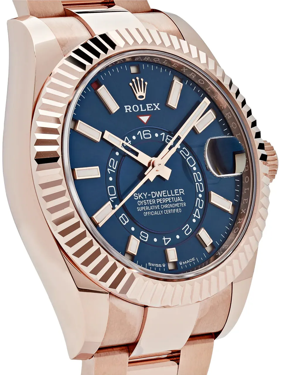 Rolex Sky-Dweller 336935-0001 42mm Everose gold Blue and Green 3