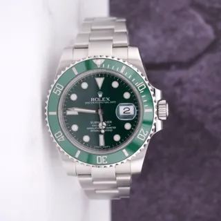 Rolex Submariner Date 116610LV Stainless steel Green