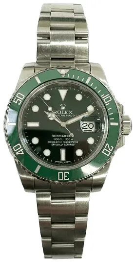 Rolex Submariner 116610LV 40mm Steel Green