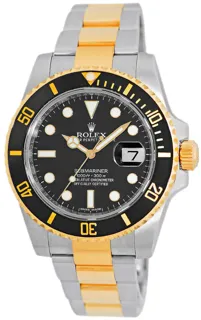 Rolex Submariner 116613LN-0001 Yellow gold and Stainless steel Black