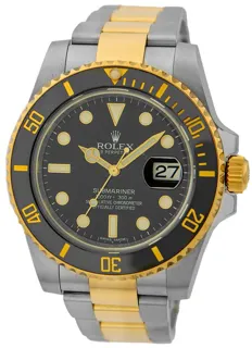 Rolex Submariner 116613LN-0001 Yellow gold and Stainless steel Black