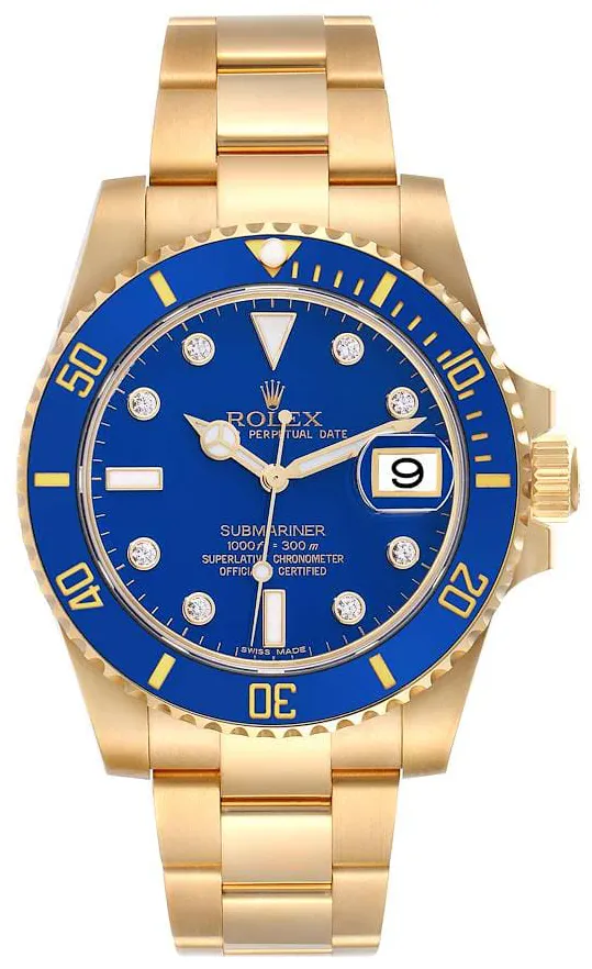 Rolex Submariner Date 116618LB-0002 40mm White gold Blue