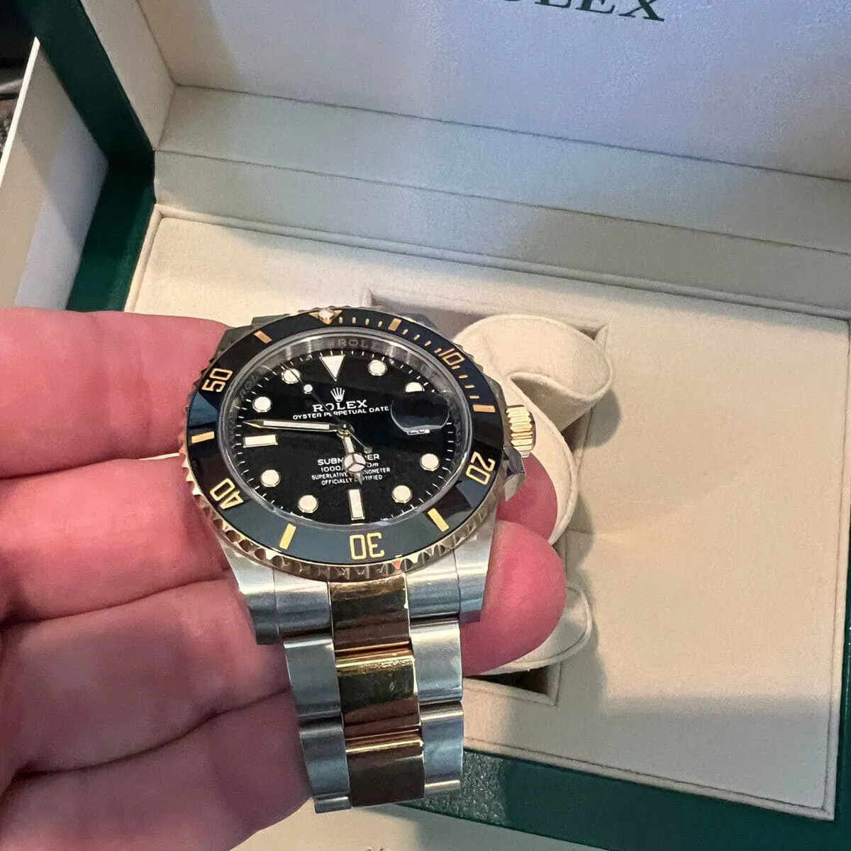 Rolex Submariner 126613LN-0002 41mm Yellow gold and Oystersteel Black