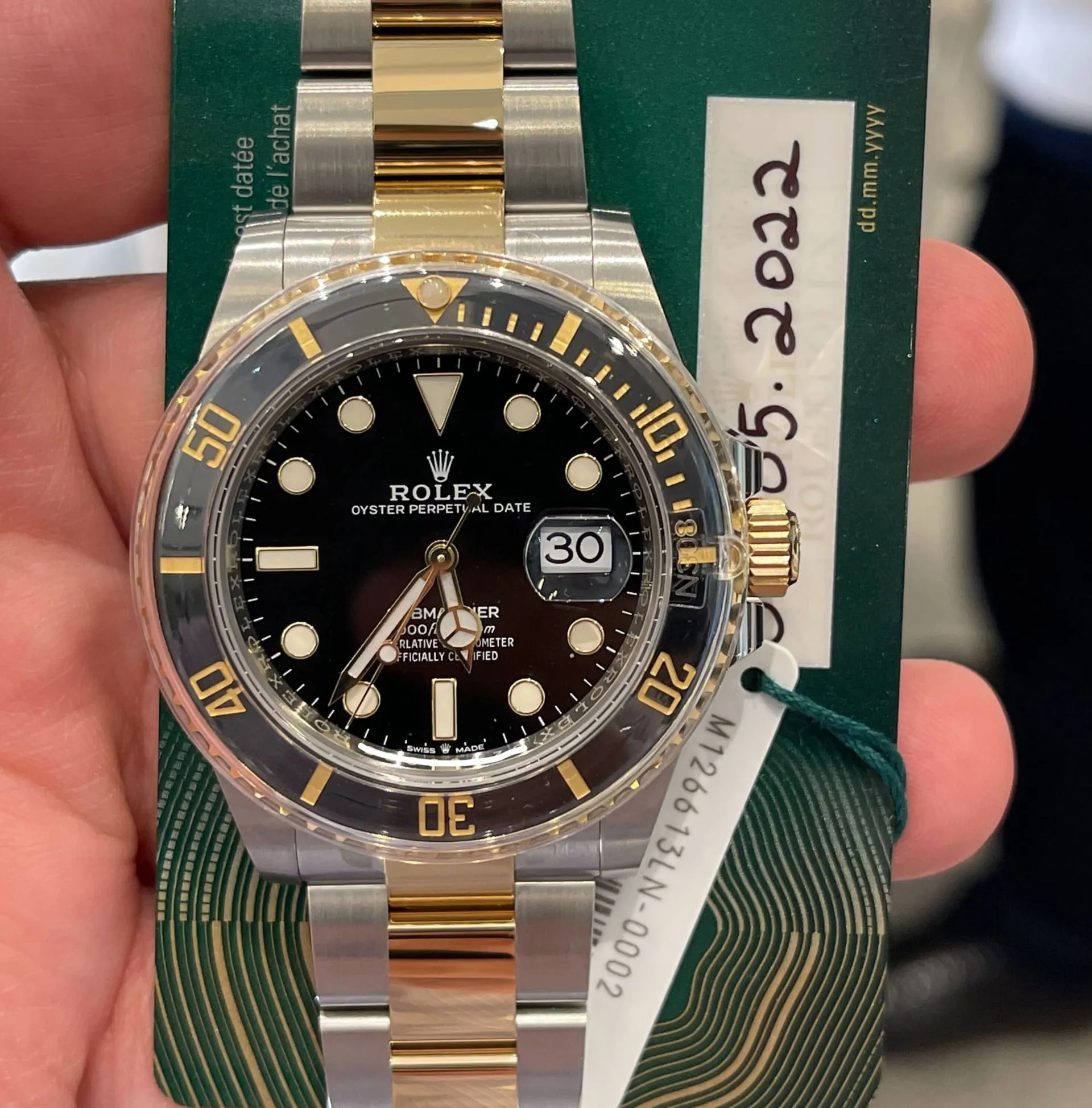 Rolex Submariner 126613LN-0002 41mm Yellow gold and Oystersteel Black