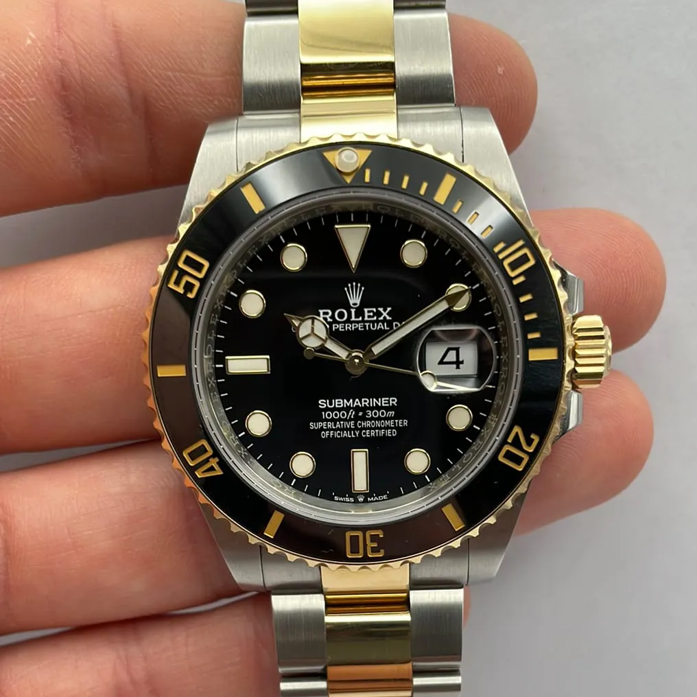 Rolex Submariner 126613LN-0002 41mm Yellow gold and Oystersteel Black