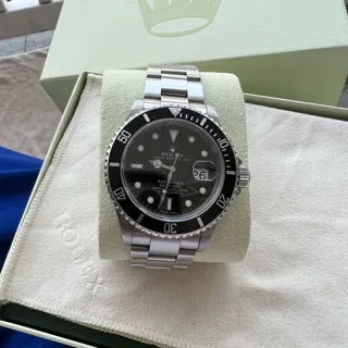 Rolex Submariner 16610 Stainless steel Black