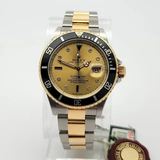 Rolex Submariner 16613 Yellow gold Champagne