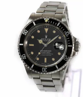 Rolex Submariner 168000 Stainless steel Black