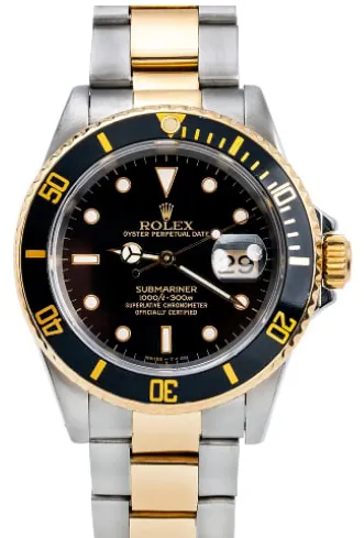 Rolex Submariner 16803 40mm Stainless steel Black