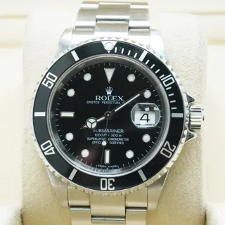 Rolex Submariner 16610 Stainless steel Black