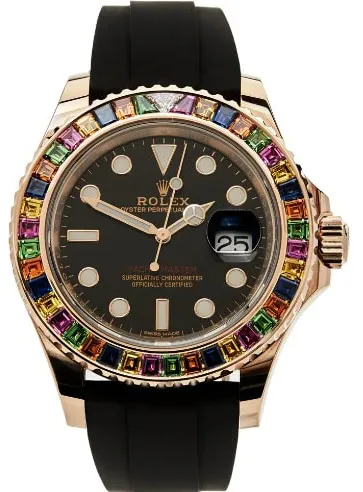 Rolex Yacht-Master 116695 SATS 40mm Rose gold Black