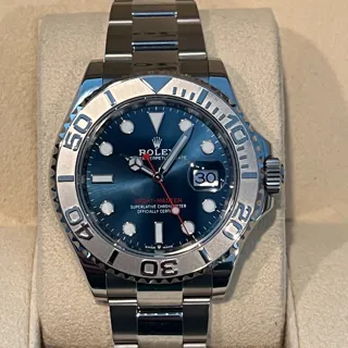 Rolex Yacht-Master 126622-0002 Platinum and Stainless steel Blue