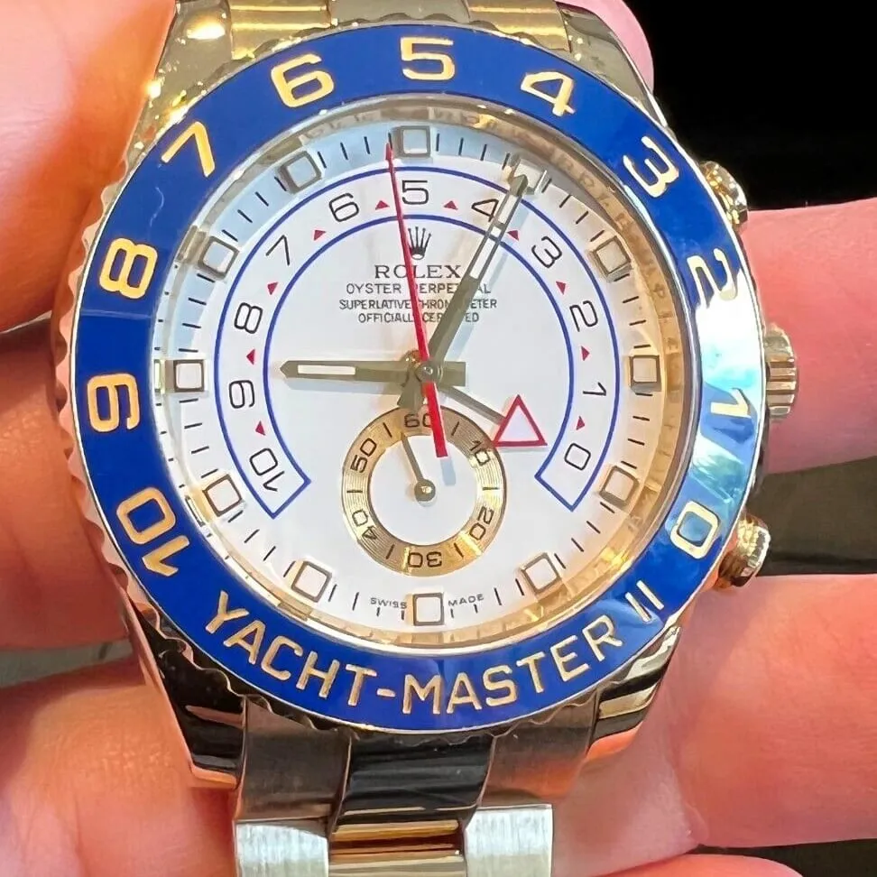 Rolex Yacht-Master II 116688-0001 44mm Yellow gold White