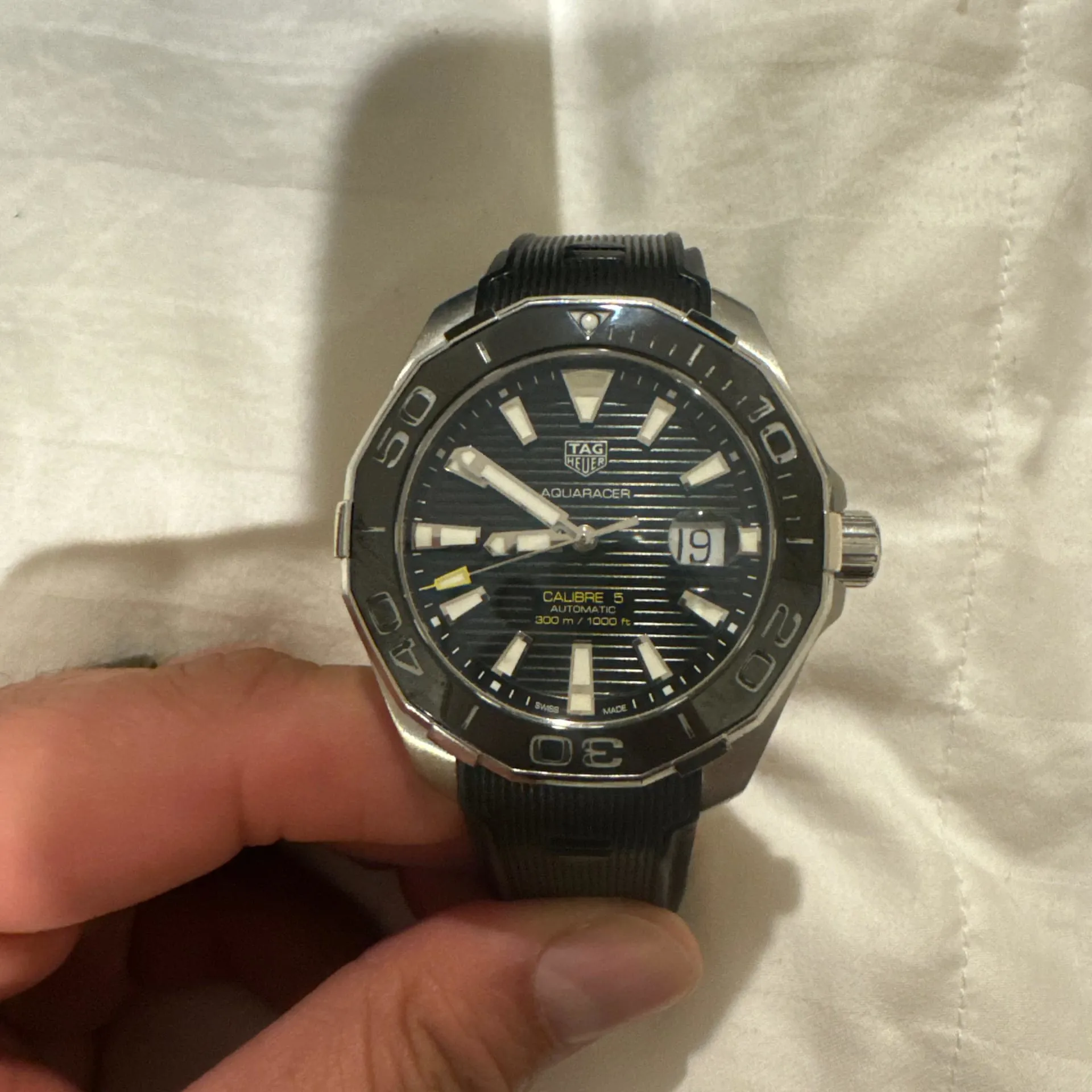 TAG Heuer Aquaracer WAY201A.FT6069 43mm Ceramic Black