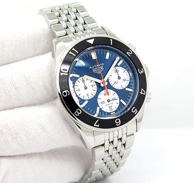 TAG Heuer Autavia CBE2115.BA0687 42mm Stainless steel Blue 3