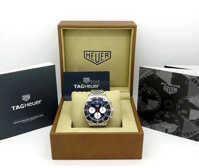 TAG Heuer Autavia CBE2115.BA0687 42mm Stainless steel Blue 1