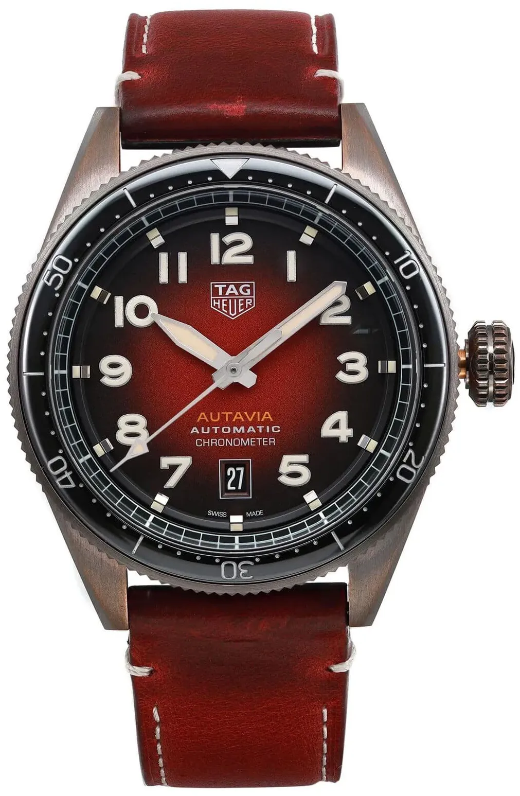 TAG Heuer Autavia WBE5192.FC8300 42mm Bronze Red