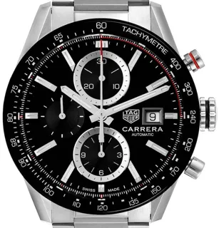 TAG Heuer Carrera Calibre 16 CBM2110.BA0651 Stainless steel Black