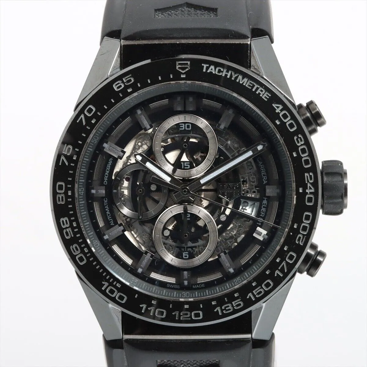 TAG Heuer Carrera Calibre HEUER 01 CAR2A90.FT6071 45mm Titanium Skeleton