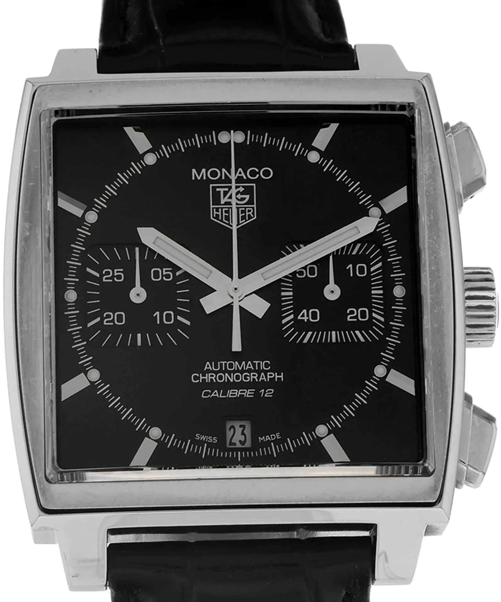 TAG Heuer Monaco CAW2110 39mm Stainless steel Black