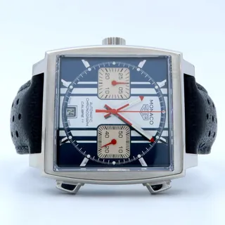 TAG Heuer Monaco CAW211D.FC6300 Stainless steel Blue