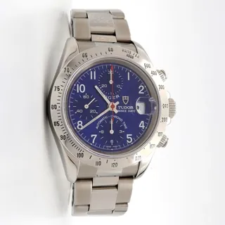 Tudor Prince Date 79280P Stainless steel Blue