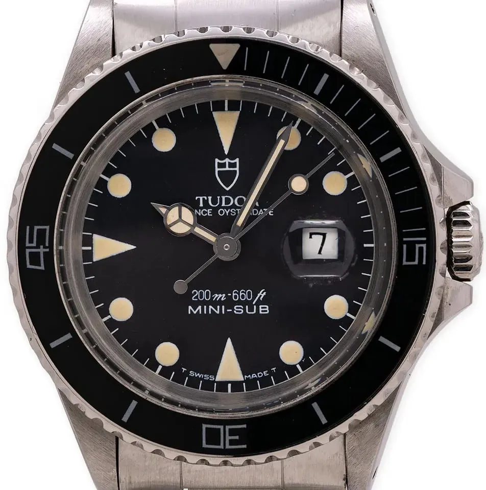 Tudor Submariner 73090 33mm Stainless steel Black