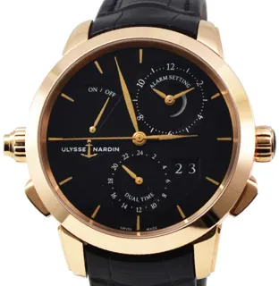 Ulysse Nardin Sonata 672-05/92 Rose gold Black