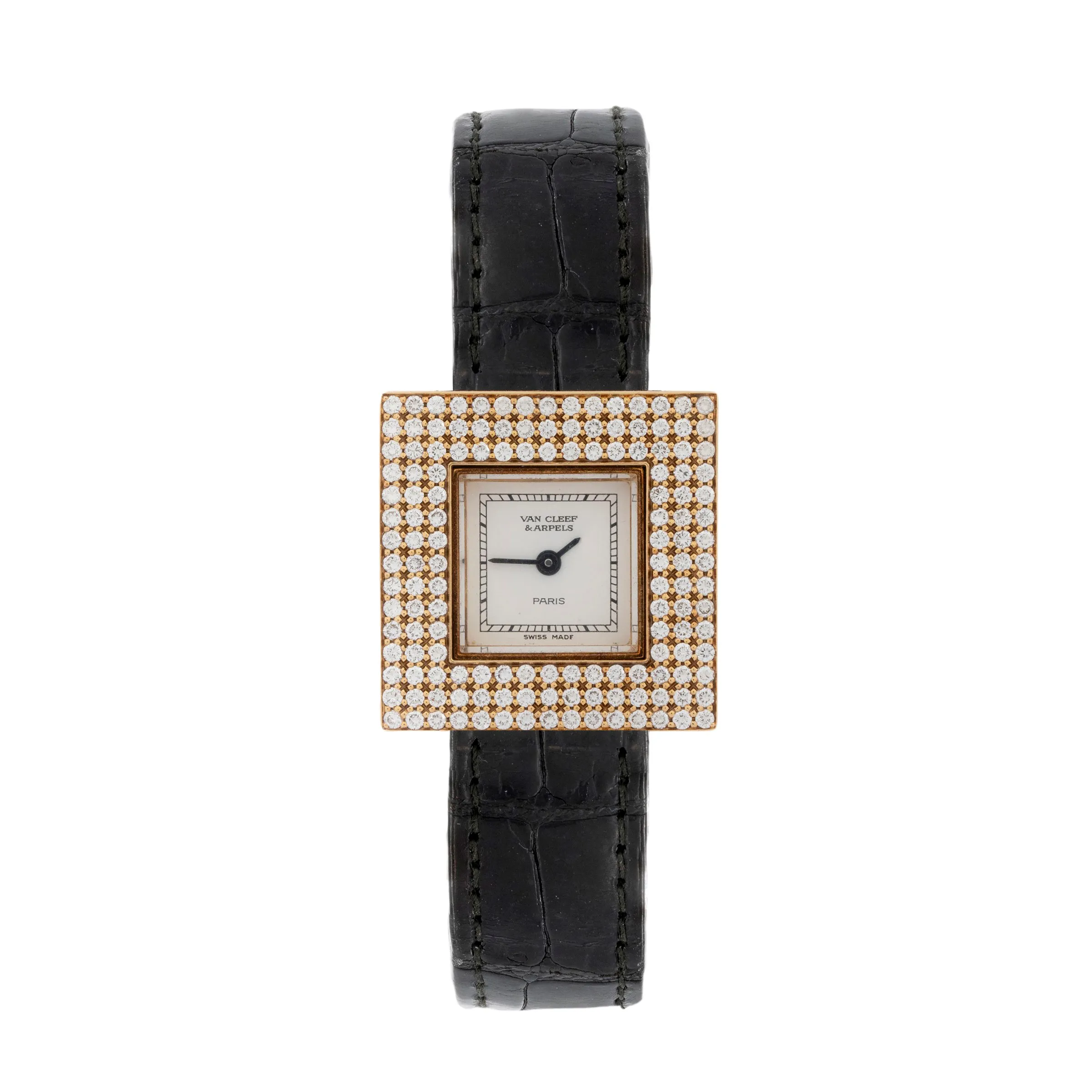 Van Cleef & Arpels 21mm Yellow gold and Diamond White