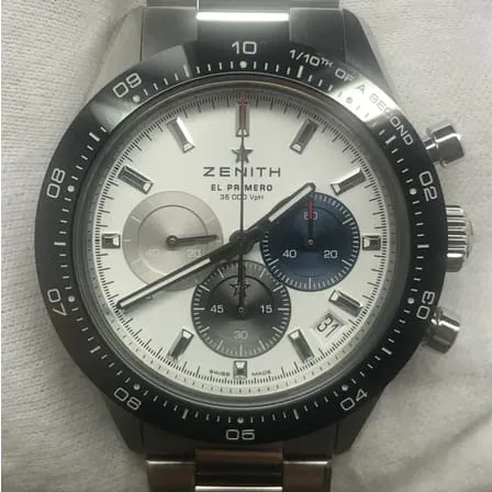 Zenith Chronomaster Sport 03.3100.3600/69.M3100 41mm Ceramic Silver