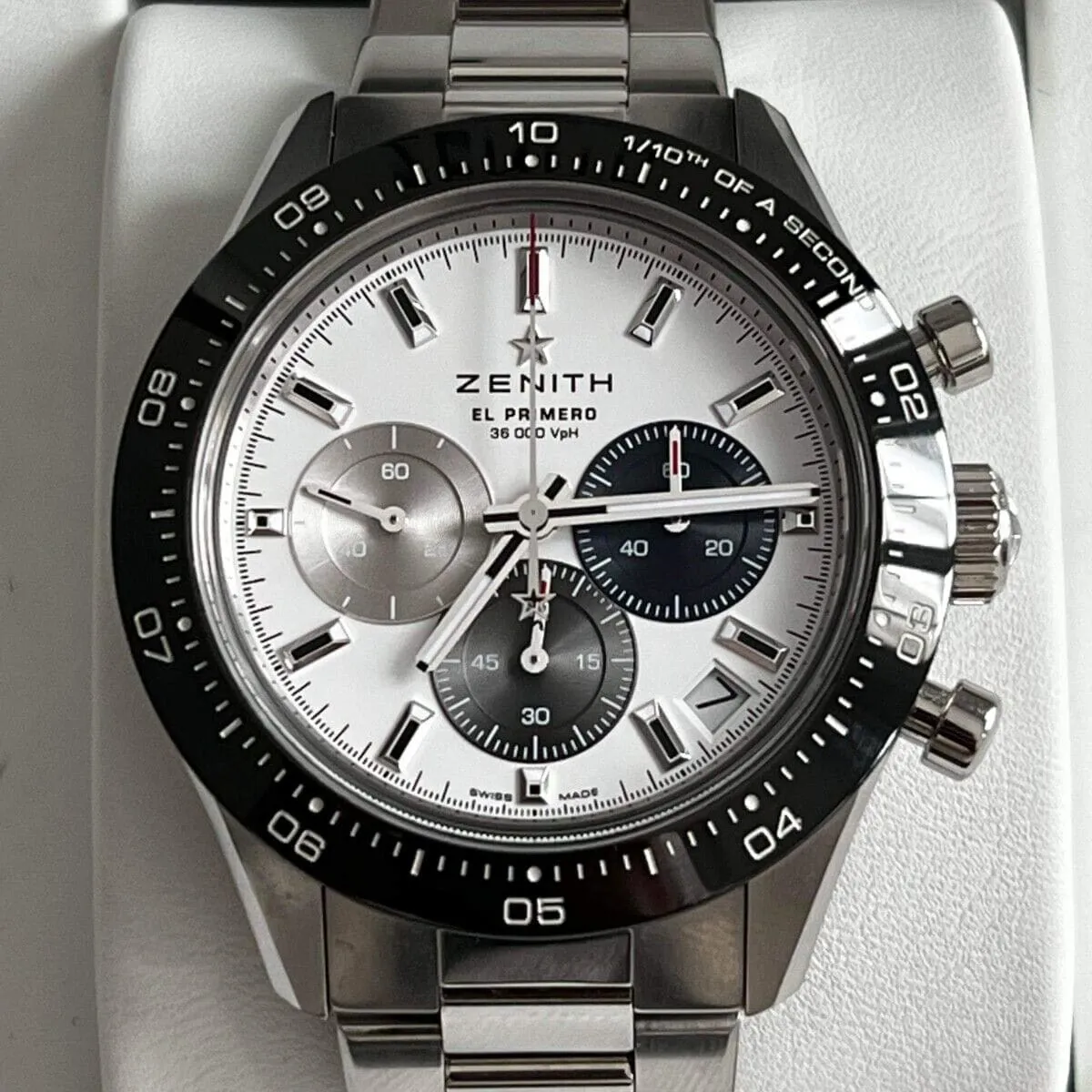 Zenith Chronomaster Sport 03.3100.3600/69.M3100 41mm Ceramic Silver