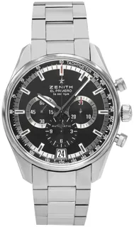 Zenith El Primero 03.2040.400/21.m2040 Stainless steel Black