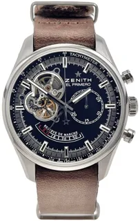 Zenith El Primero 03.2080.4021/21.C496 Stainless steel Black